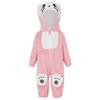Baby Cute Animal Jumpsuit Hooded 3D Tail Long Sleeve Zip Up Cosplay Homewear