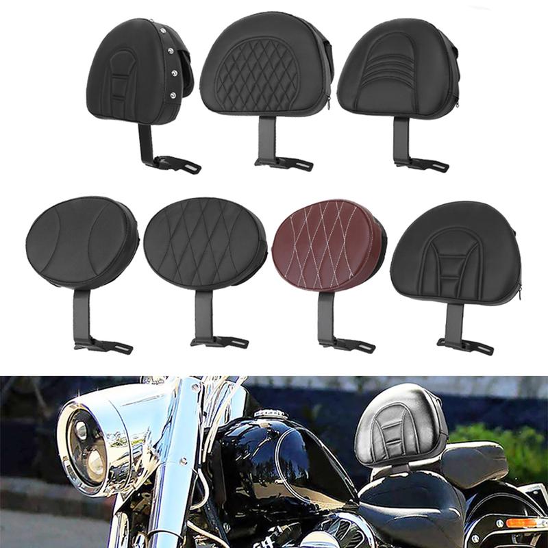 For Harley Touring Electra Road Street Glide Road King 1997-2017 Motorcycle Plug-In Front Driver Rider Backrest Kit Adjustable
