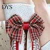 Boho Boot Embellishments 1 Pair Ribbon Bow Charms, Plaid Cowboy Charms Western Accessories with Faux Pearls Lace Ribbons, Women Boots for Cowgirl