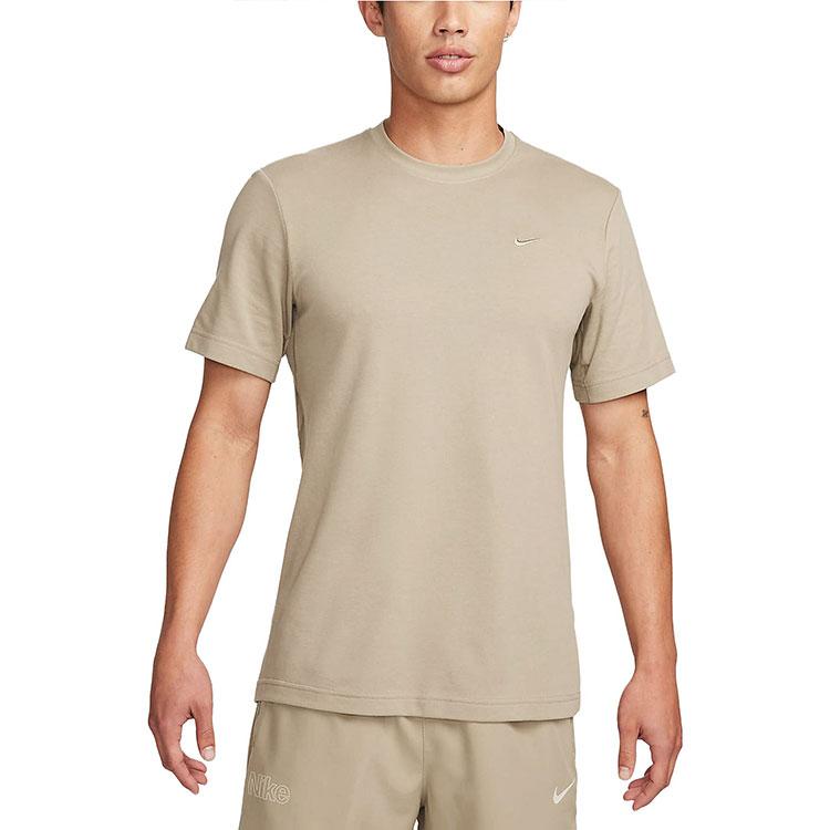 New Nike Set-in Sleeve T-Shirt Men's Khaki DV9832-247