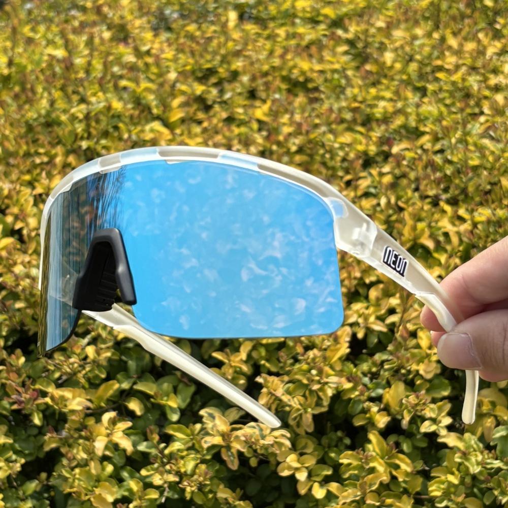 Neon Radbrille Outdoor-Sportarten Fahrrad Sonnenbrille UV400 Herren MTB Radbrille Damen Rennrad Sonnenbrille