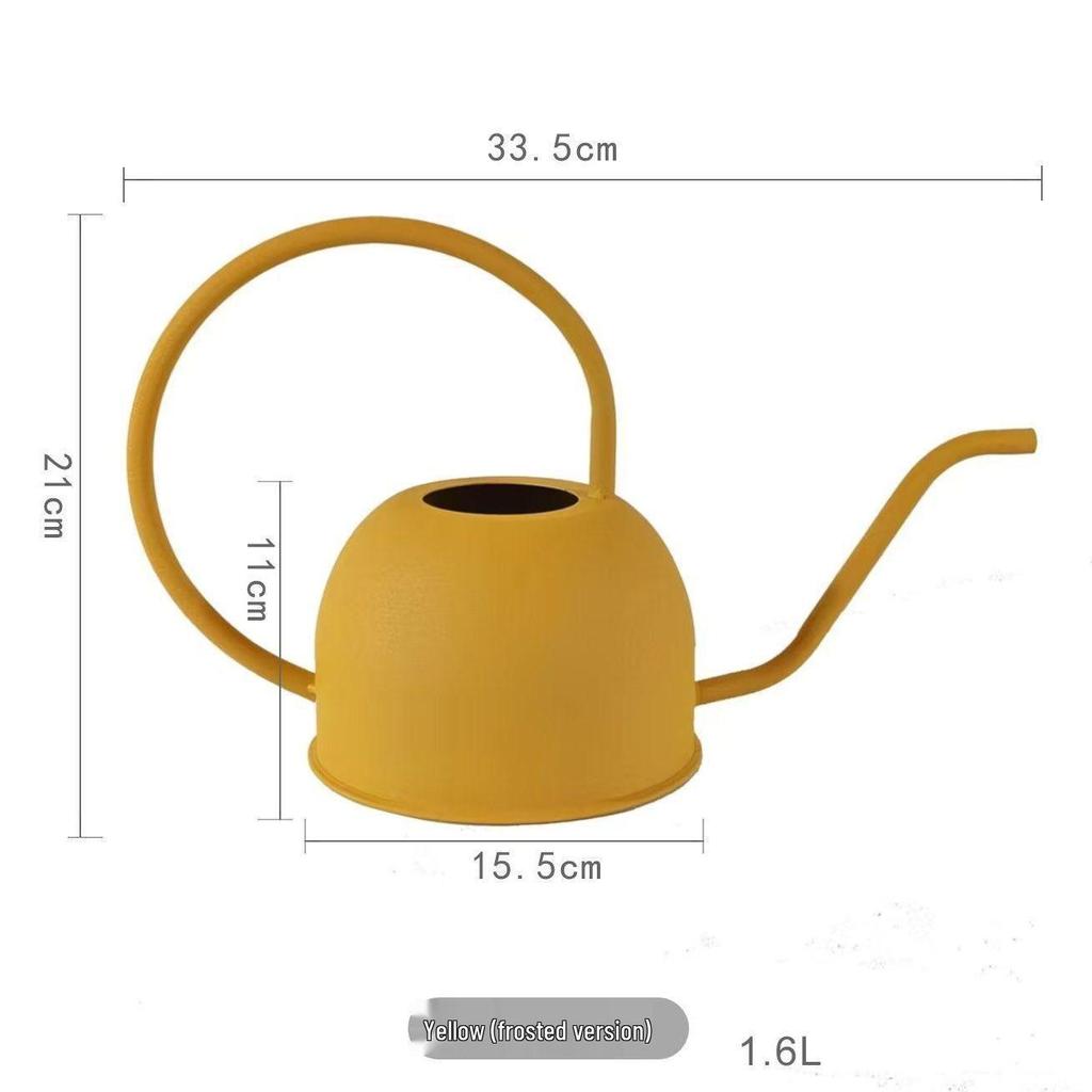 Leide Zhuzhu Wrought Iron Long Spout Watering Can for Flowers and Succulents