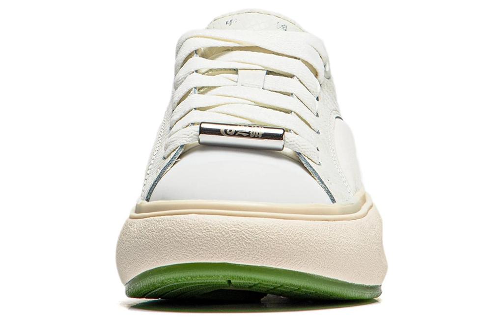 Li Ning Yun You C4D Low top Casual Shoes Women's White Green AZGU038-3