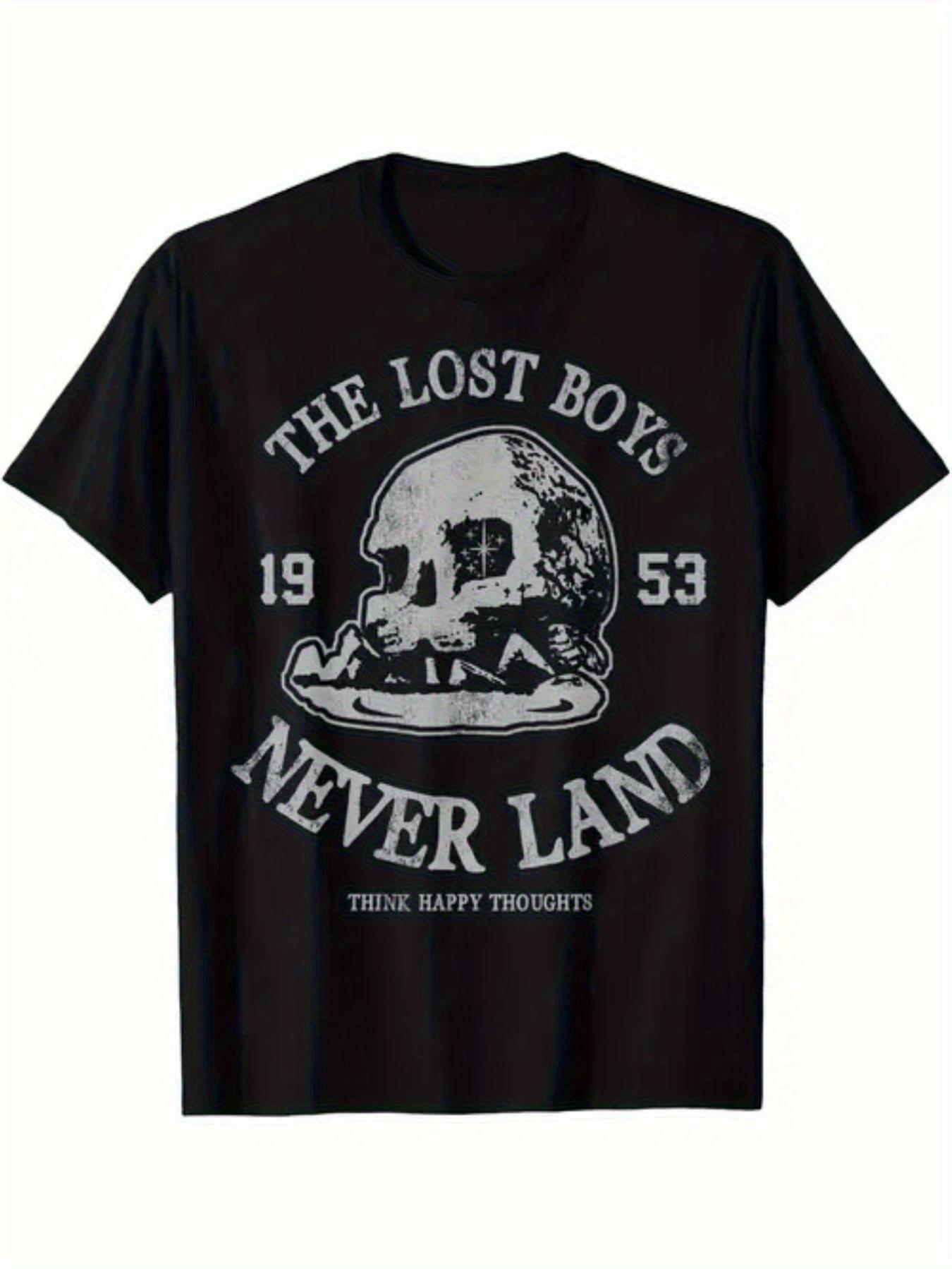 

T-Shirt y2k Lost Boys Never Land Black 2XL