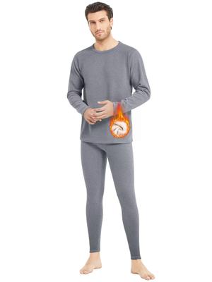 Rovidorx Warm Innerwear Top and Long Thermal Thermal Size Men's Set, Fleece-Lined, Heattech, Bottoms, Sleeves, Tights, Undershirt, Underwear,