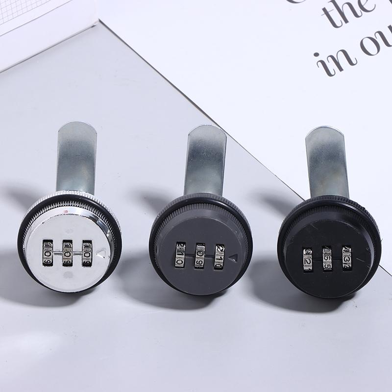 3 Digital Code Combination Cabinet Lock Zinc Alloy Password Locks Security Home Automation Cam Lock For Mailbox Cabinet Door