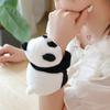 Cute Cartoon Panda Snap Ring Panda Bracelet Panda Plush Hand Ring  Creative Bracelet Plush Toy Children's Birthday Gift