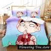 3D Cartoon Foxy Boxy Lanky-box Bedding Set Duvet Cover Bedroom Comforter Covers Single Twin King Size Quilt Cover Home 3PCS