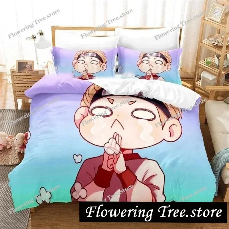 3D Cartoon Foxy Boxy Lanky-box Bedding Set Duvet Cover Bedroom Comforter Covers Single Twin King Size Quilt Cover Home 3PCS