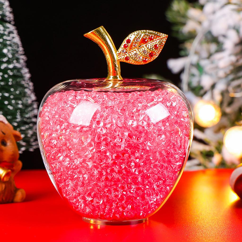 6CM Crystal Apple Christmas Eve Creative Gift Romantic Ornament for Girlfriend Boyfriend Best Friend