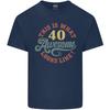 40th Birthday 40 Year Old Awesome Looks Like Unisexs Light Cotton TShirt