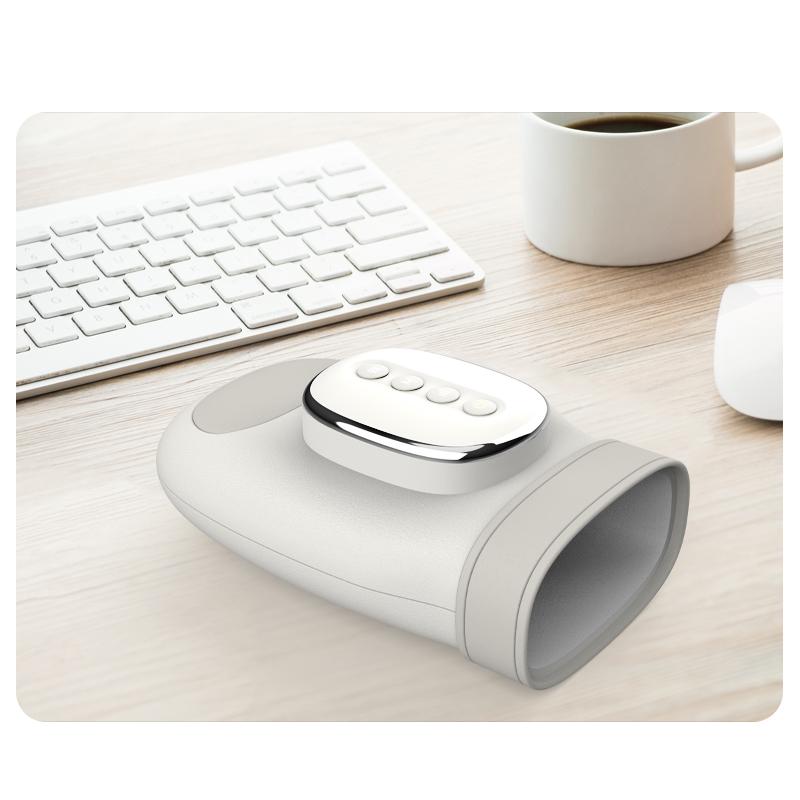 Electric Hand Massager Airbag Compression Warm Heating Cordless Glove Massager Application for Palm Finger Relaxation Gift