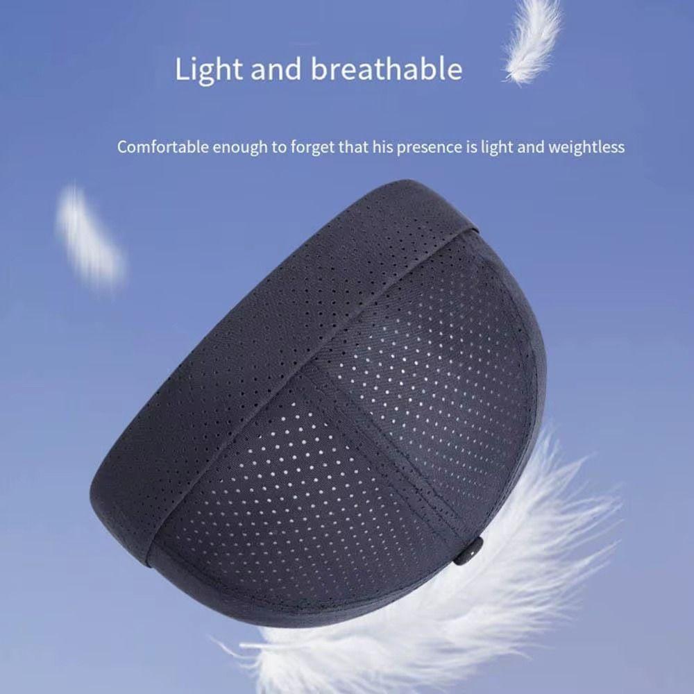 Brimless Beanie Cap For Men Breathable Dome Melon Cap Fashion Mesh Hat Without Visor Unisex