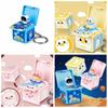 Funny Folding Pop-up Box Keychain Creative Creative Key Ring Cartoon Bag Pendant  Car Key Ring