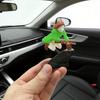 Witch Broomstick Car Dashboard Ornament Motion Activated Drift Decor for Witch & Wizard Fans Fun Moving Toy for Windshield