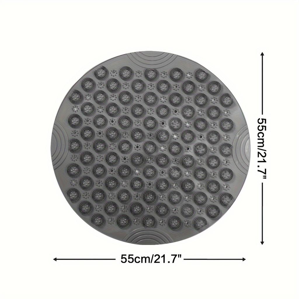 1pcs/set Silicone Bath Mat with Massage Nubs Non-Slip Shower Floor Mat Exfoliating Foot Scrubber for Bathroom Safety Pad