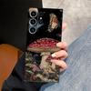 Case for Samsung Galaxy S26 Ultra S24 S10 S9 S21 FE S23 S20 Ultra Note 20 8 9 10 S25 Plus Funda Phone Cover Poker Mushroom