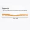 Beech Wood Rolling Pin Massager for Whole Body Gua Sha Therapy and Meridian Massage with Eight and Ten Beads