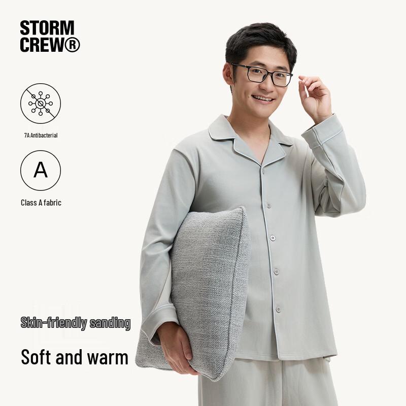 STORMCREW Унисекс Мягкий Теплый Пижамный Комплект L