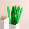 Return to school season 10pcs 0.5mm soft glue shape single-arm cactus neutral pen plant creative signing pen stationery supplies