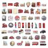 56 Waterproof PVC London Landmarks Retro Stickers - Creative Tourist Souvenirs for DIY Notebooks & Planners
