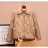 Duck @light and thin short down jacket women's new model small autumn and winter loose fashion solid color women's coat