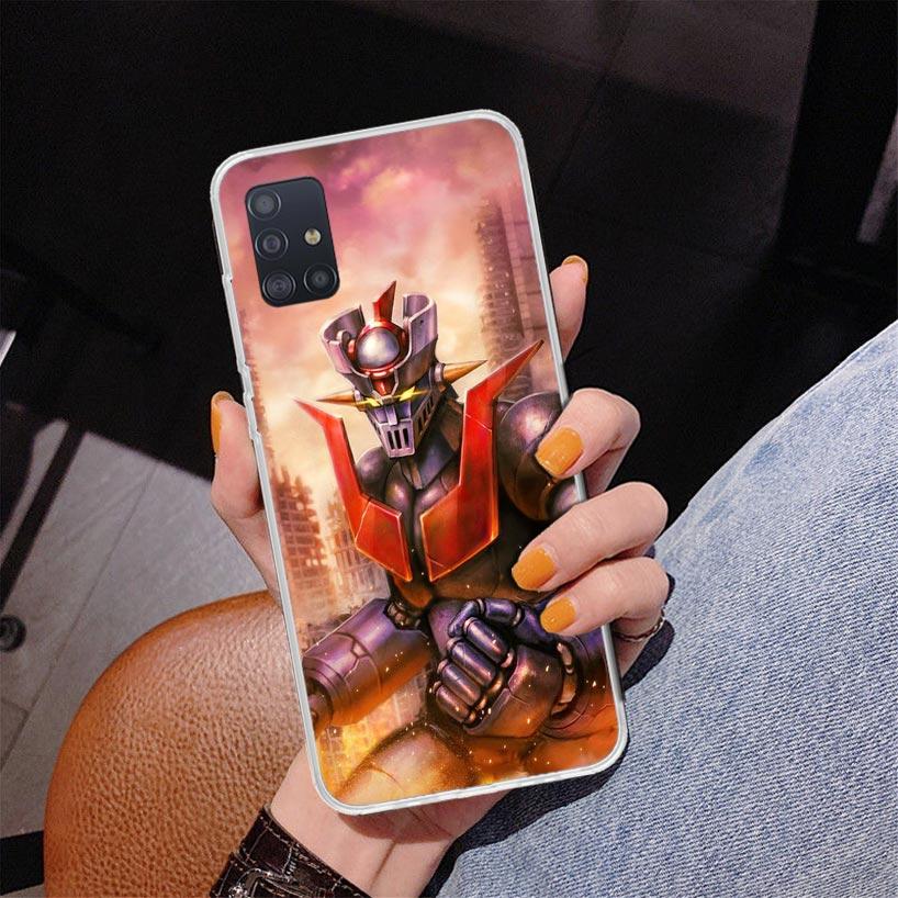 Manga Mazinger Z Anime Phone Case For Samsung Galaxy A52 A32 A22 A12 A51 A31 A50S A30S A20S A10S Note 20 Ultra 10 Plus S10 A72 A