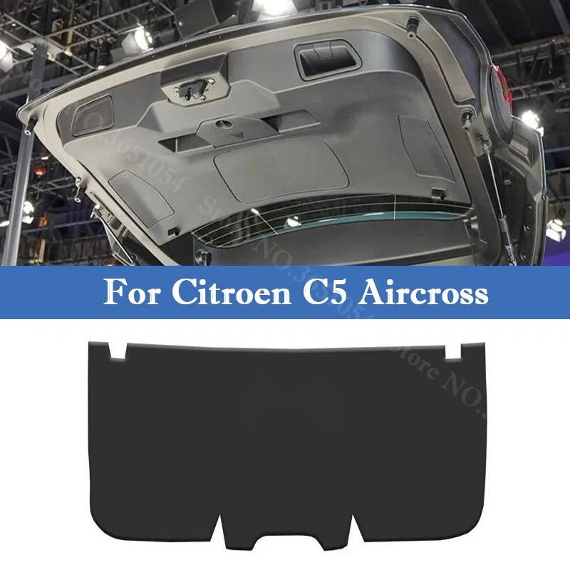 For Citroen C5 Aircross Car Trunk Door Anti Kick Pad Tailgate Anti-Scratch Protector Mat Cargo Liner Interior Decor Accessories