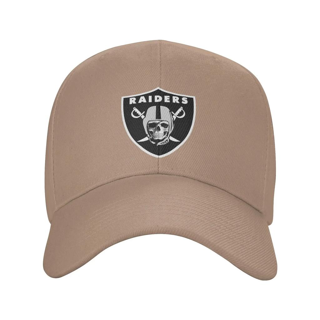 Raider Skull Logo Baseball Caps Vintage  Trucker Hat For Unisex Women Adjustable Casual Headwear