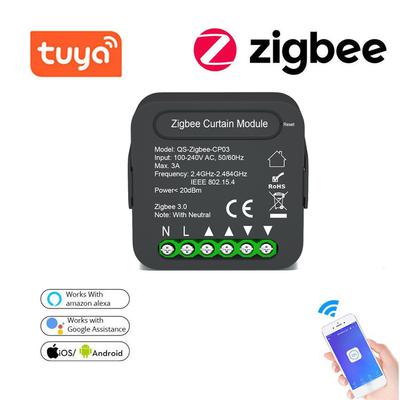 QS-Zigbee-CP03 Tuya ZigBee Intelligent Curtain Swtich Module Home Curtain Modification Module