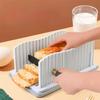 With Bread Crumb Tray Toast Slicer Adjustable Width Bread Slicing Plate Manual Bread Slicer  Loaf