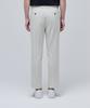 MUSINSA STANDARD Relaxed Tapered Hidden Banding Crop Slacks [Dusty Cream]