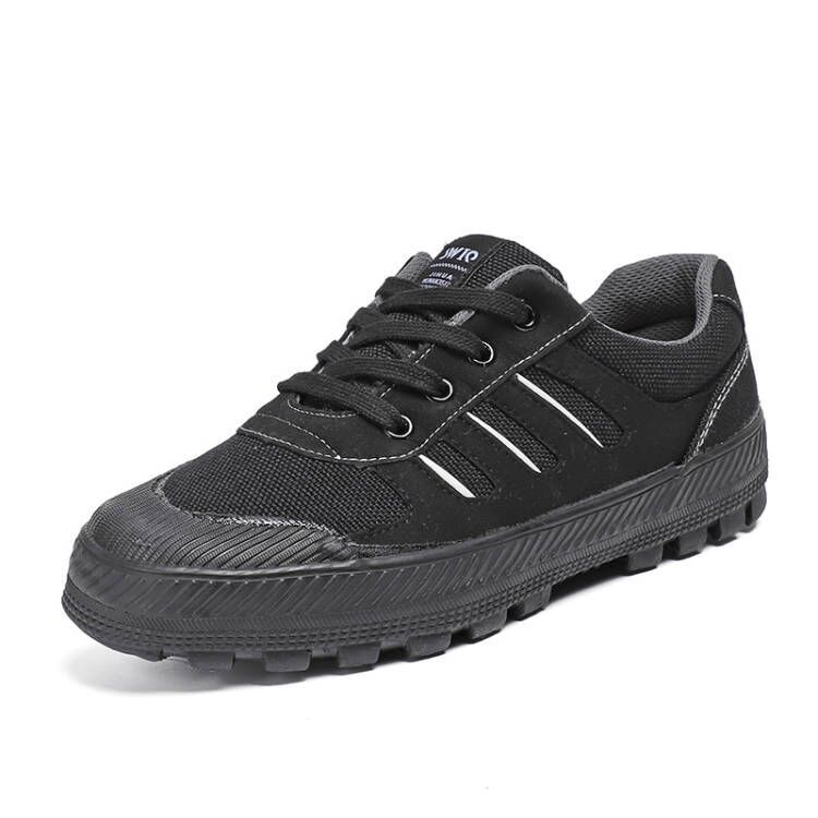 Shoes Canvas Land War Men'S Non-Slip Casual Shoes Labor Insurance Wear-Resistant Work Casual Breathable Versatile Thick-Soled Military Training Shoes