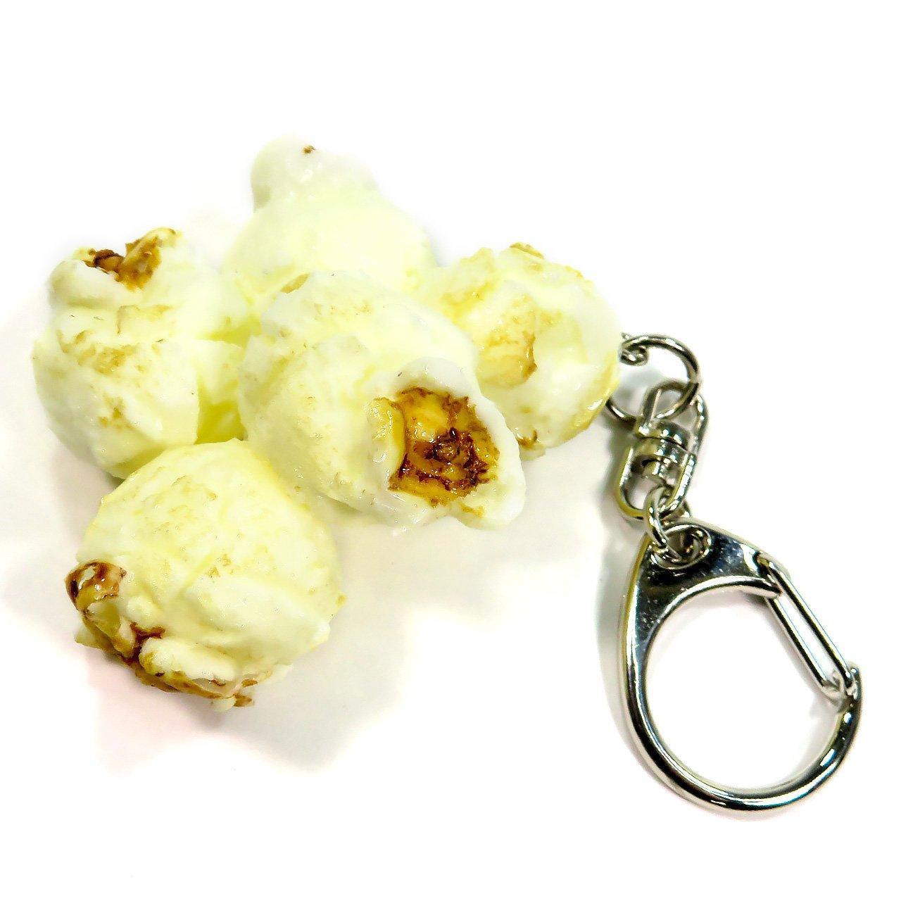 

Food sample Salted popcorn that looks so delicious you could eat it keychain (223OK)