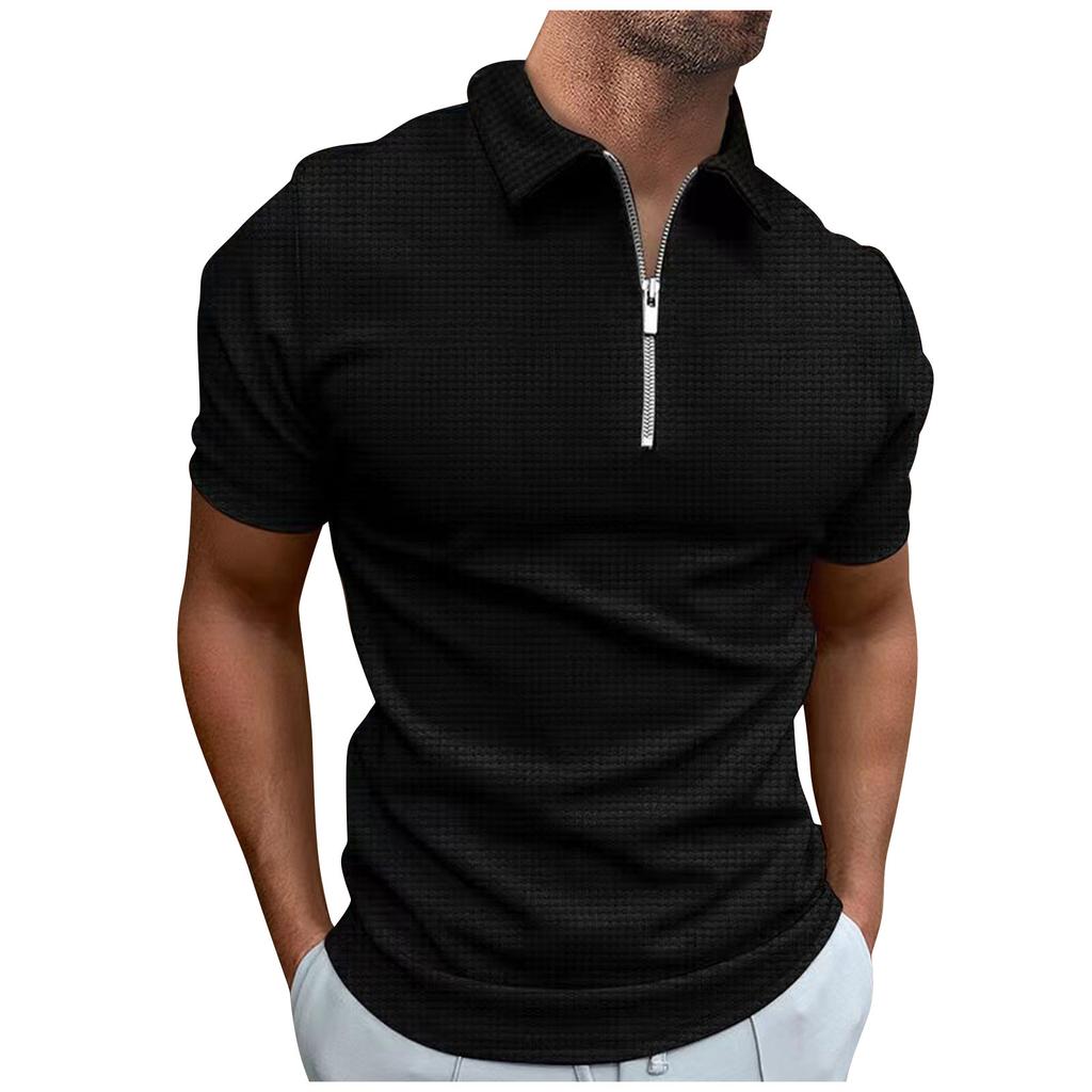 Men's Summer Sleeves Short Sleeve Slim Fit Fashion Breathable Men's Golf Shirt
