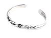Bebello [Bs-210] 925 Silver Twisted Bangle Bracelet