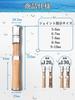 Fishing Grip Baitcasting Rod Handle, Custom Wood Parts for Repair and Replacement (Natural, 5-6mm)