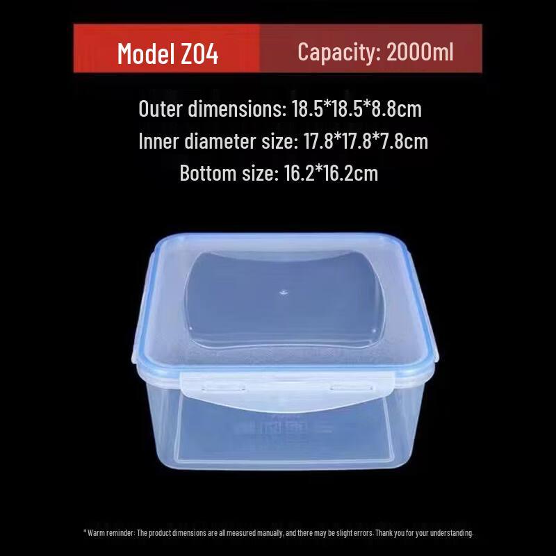 Youde Transparent Plastic Food Storage Container