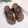 Fashion Fashion Pu Leather Clip Toe Sandals Women Summer 2025 Buckle Decor Platform Slippers Woman Thick Bottom Non Slip Flip Flops