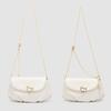 Premium texture messenger small bag women's new niche design white cloud bag shoulder chain bag