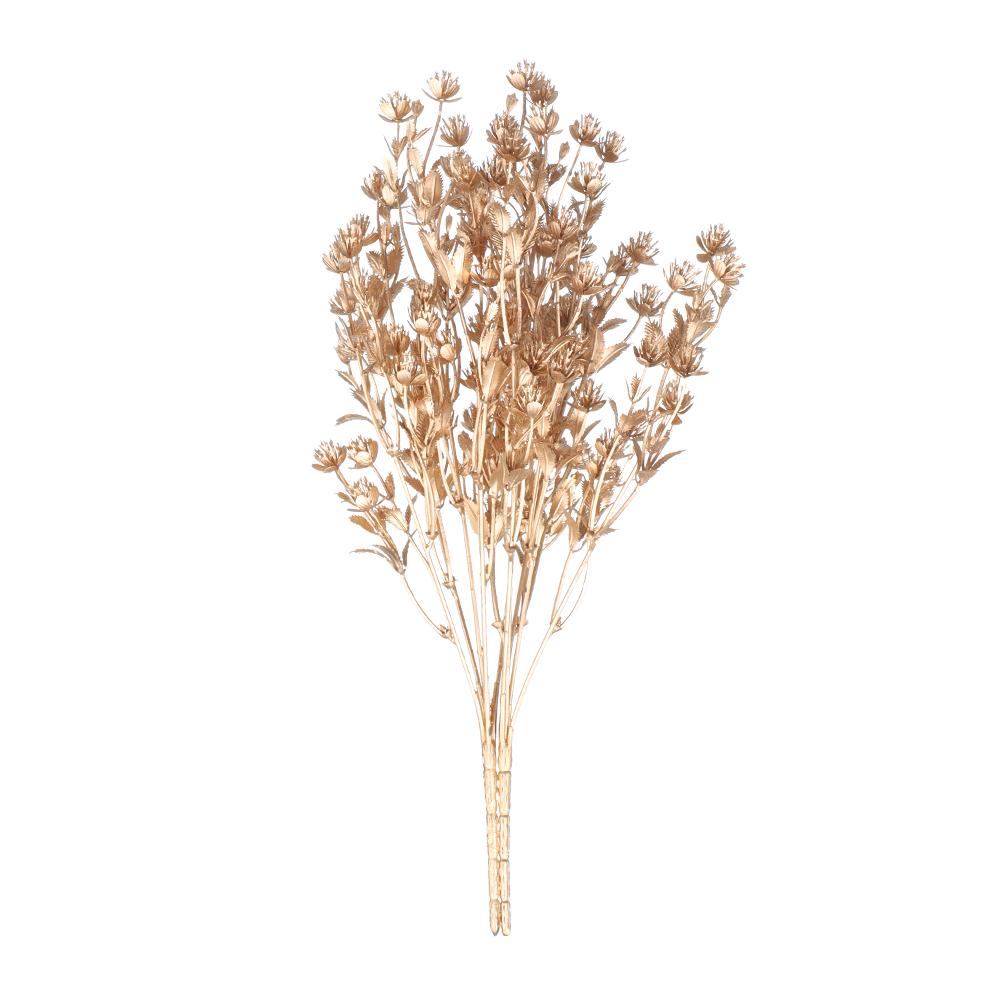 Faux Plant Simulation Flower Gift Box Adornment Artificial Plant Gold Silver Simulation Leaf Christmas Artificial Flower