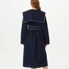 The Studio K Scarf Neck Robe Dress (Navy)