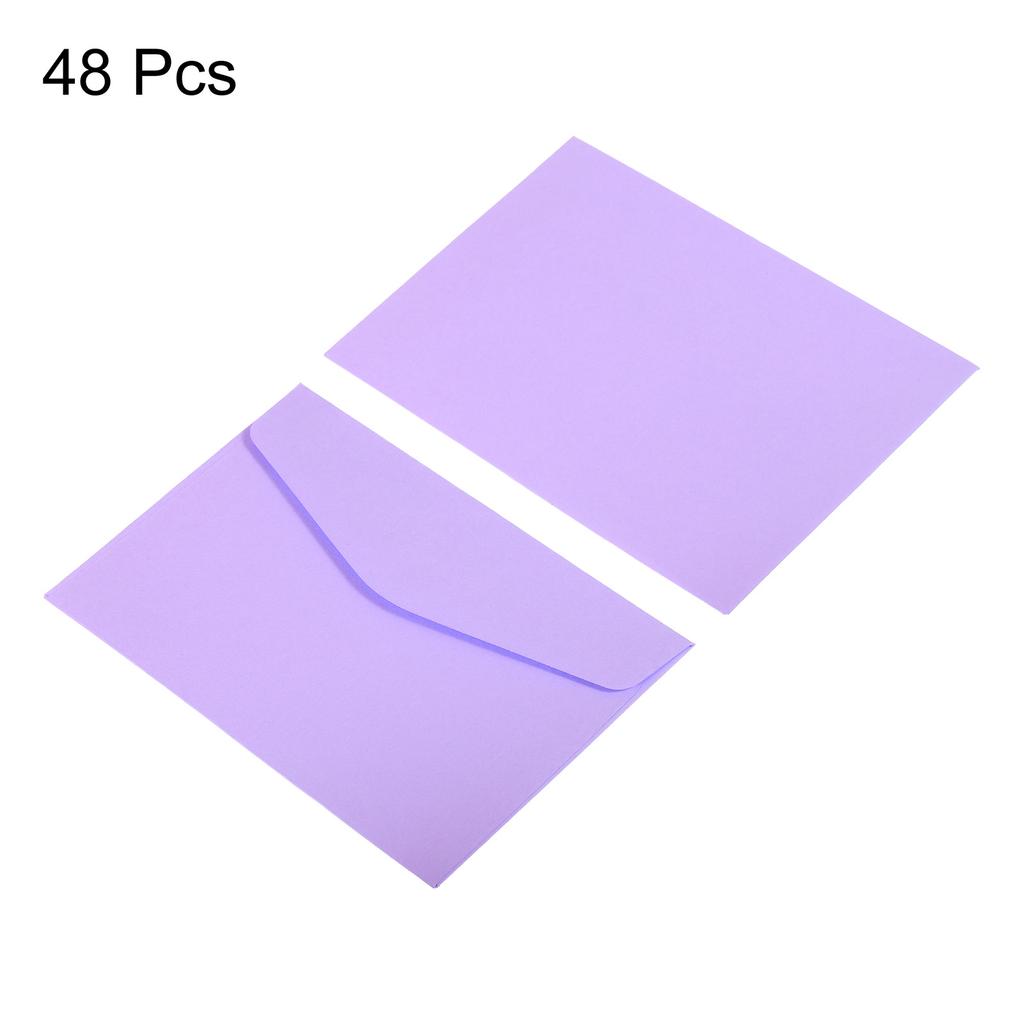 48Pcs Colorful Blank Mini Paper Envelopes DIY Multifunction Wedding Party Invitation Greeting Cards Gift Business Card Envelope