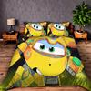 3D Print Super Wings Jett Bedding Set Single/Twin/Full/Queen/King Size Adult Bedroom Duvet cover Sets Anime Gift