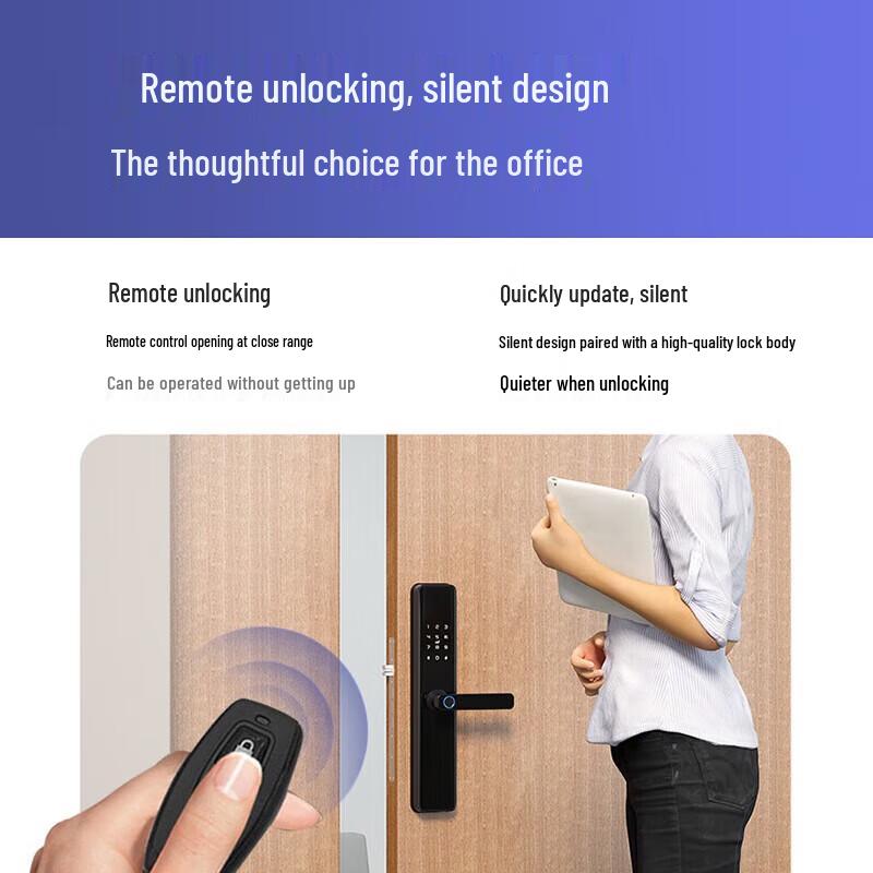 Gesky Smart Fingerprint & Access Control Door Lock CN plug (adapter included)