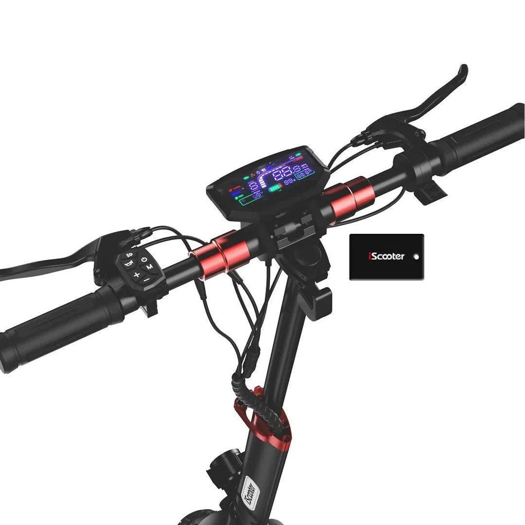 11" 1000W 45km/h iScooter Off-Road E-Scooter 48V17.5Ah, Full Suspension, IPX4, Disc Brakes, Cruise control Electric Dirt Scooter with NFC unlock