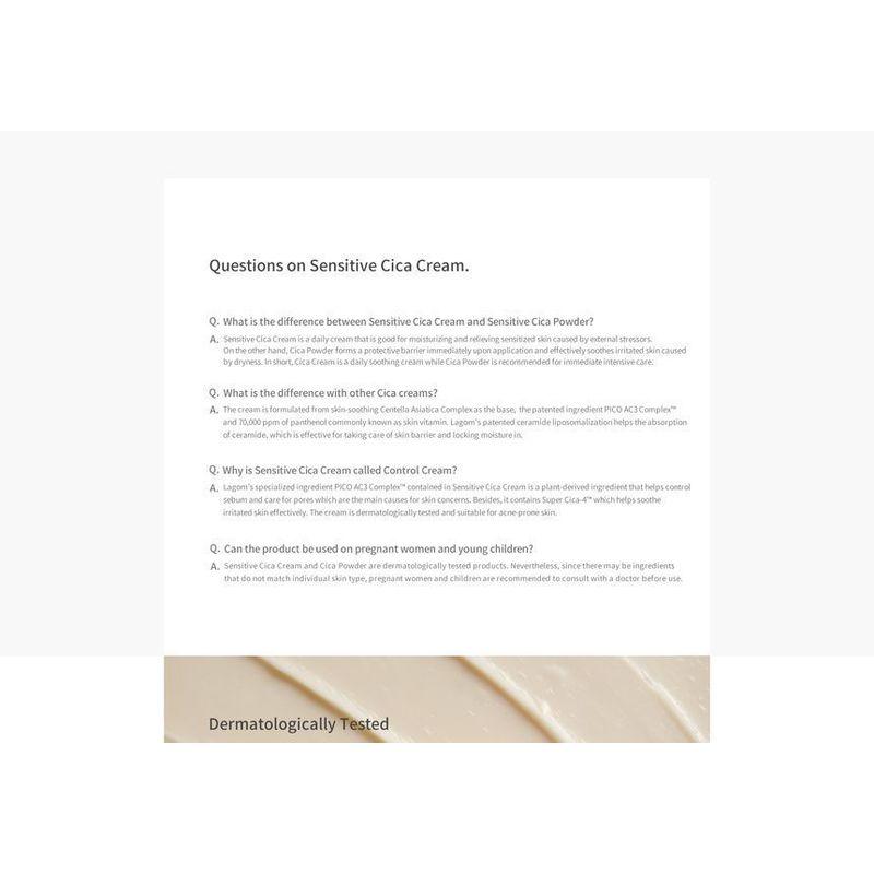 LAGOM Cellus Sensitive Cica Cream