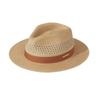 Cappello Panama Jazz Estivo in Erba Intrecciata per Uomo e Donna Protezione Solare Traspirante per Esterno Cappello da Sole da Spiaggia a Tesa Larga Cappello da Spiaggia