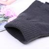 Winter Solid Knitwear Knit Mitten Gloves Half Finger Finger