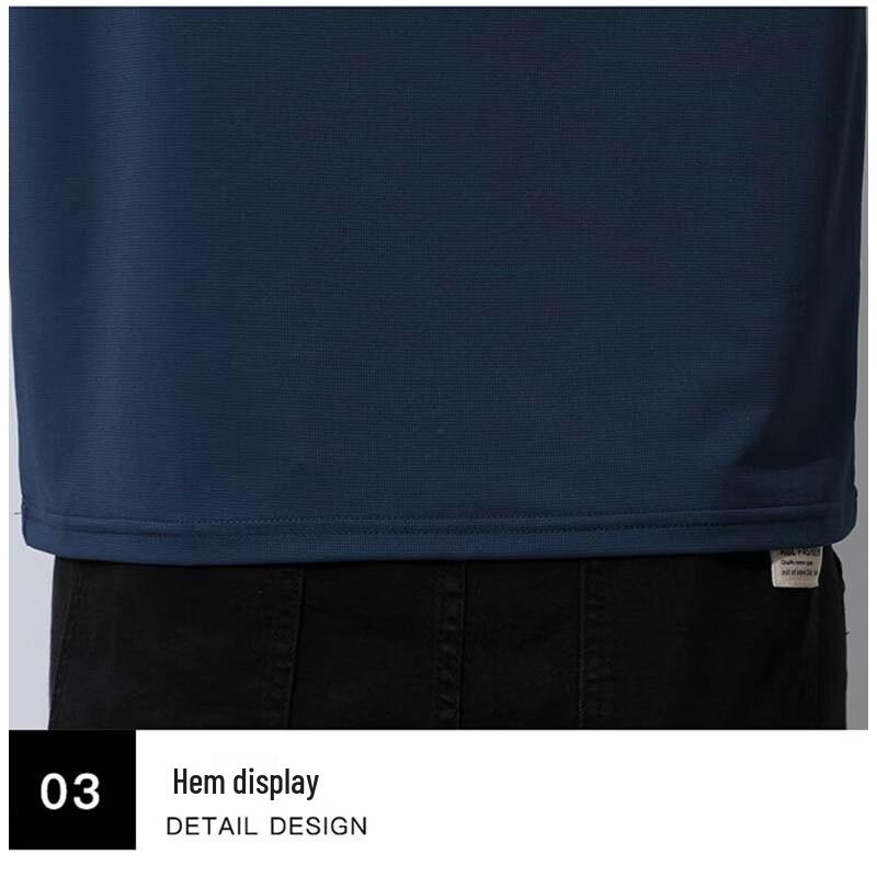 DEERWAY Men's Ice Silk Short Sleeve T-Shirt